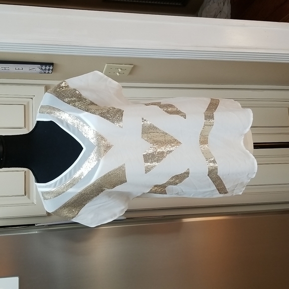 New York & Company Tops - New York & Company Sequins Comfortable Blouse